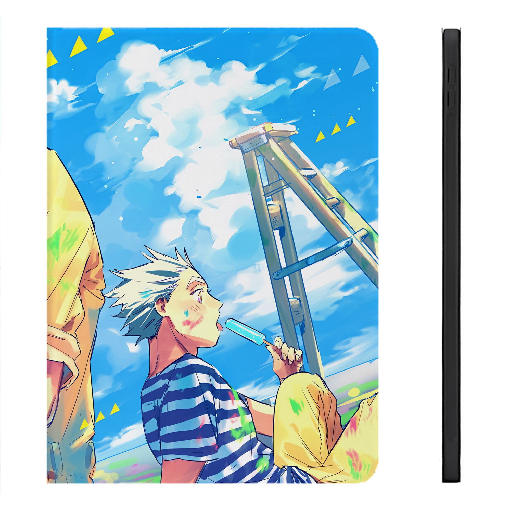 （画像用） ハイキュー!! Haikyu!! IPadケース ペンホルダー付き ブックスタイルデザイン